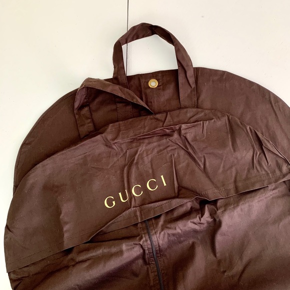 Authentic GUCCI carry garment dust bag protection brown - Picture 2 of 10